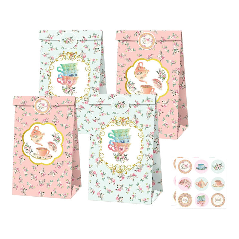 Tea Party - Favor Bags (8pcs)