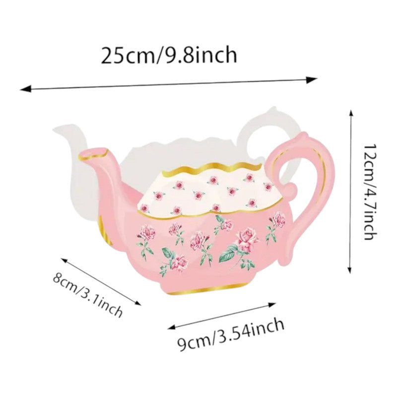 Tea Party - Tea Pot Flower Box (8pcs)