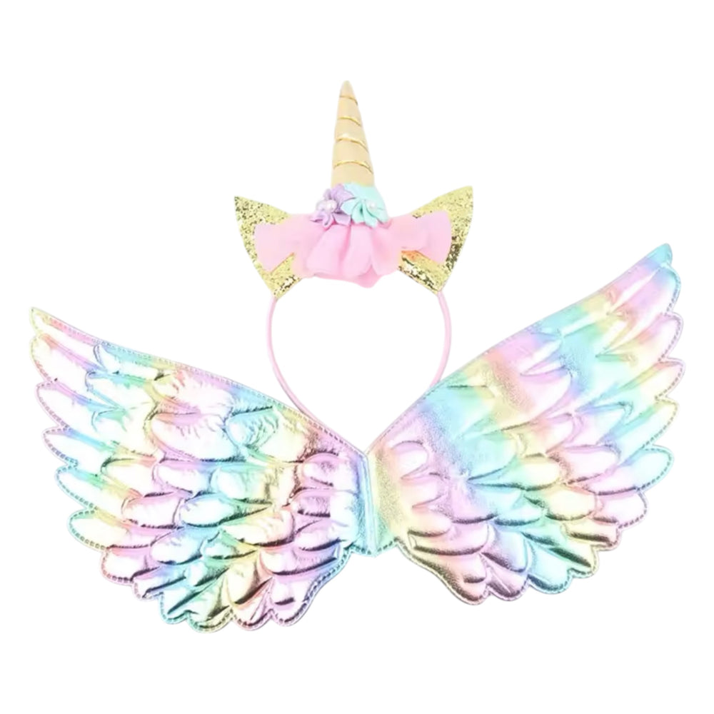Unicorn - Headband and Wings (1set)