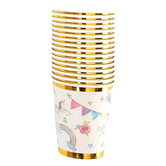 Unicorn cups 266 ml, 8 pcs