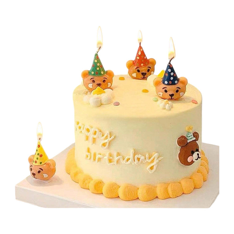 Woodland - Bears Candles (4pcs)