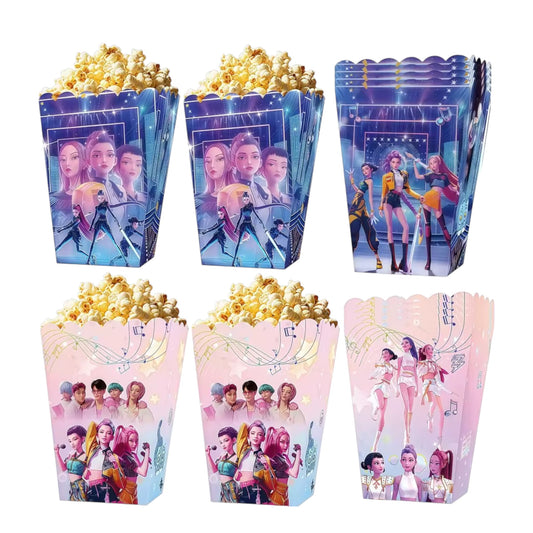 Kpop 8Pcs Popcorn Boxes