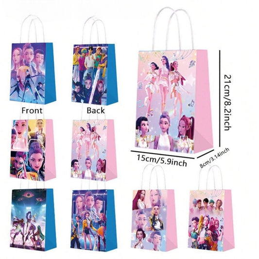 Kpop 8Pcs Gift Paper Bags