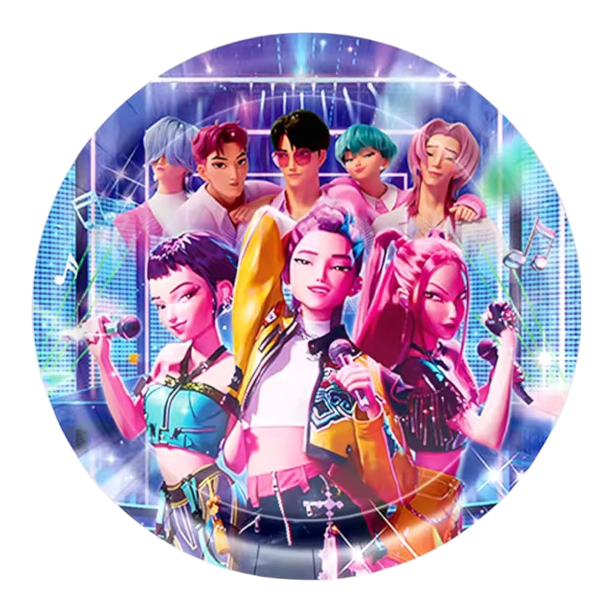 Kpop 10Pcs Plates 9inch