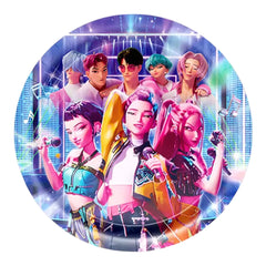 Kpop 10Pcs Plates 9inch