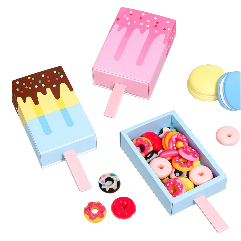 Pool Party 8PCs Ice Cream Favor Boxes