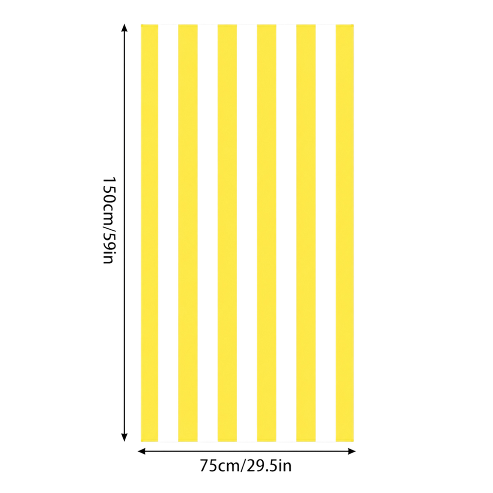Pool Party Striped Towel