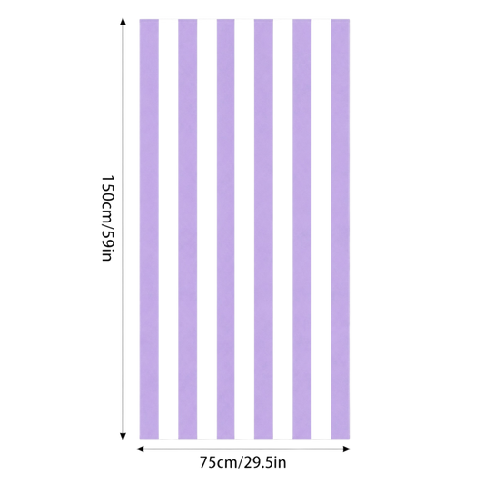 Pool Party Striped Towel