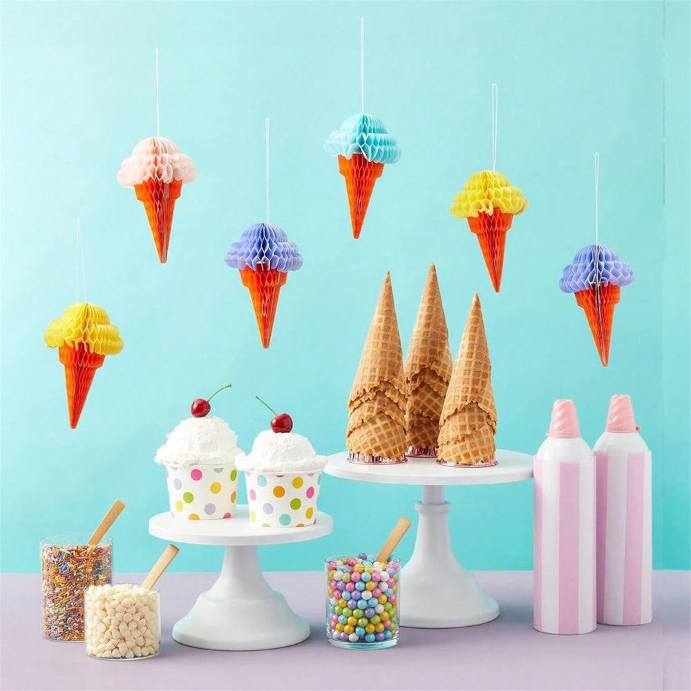 Pool Party 4PCs Ice cream Decoration