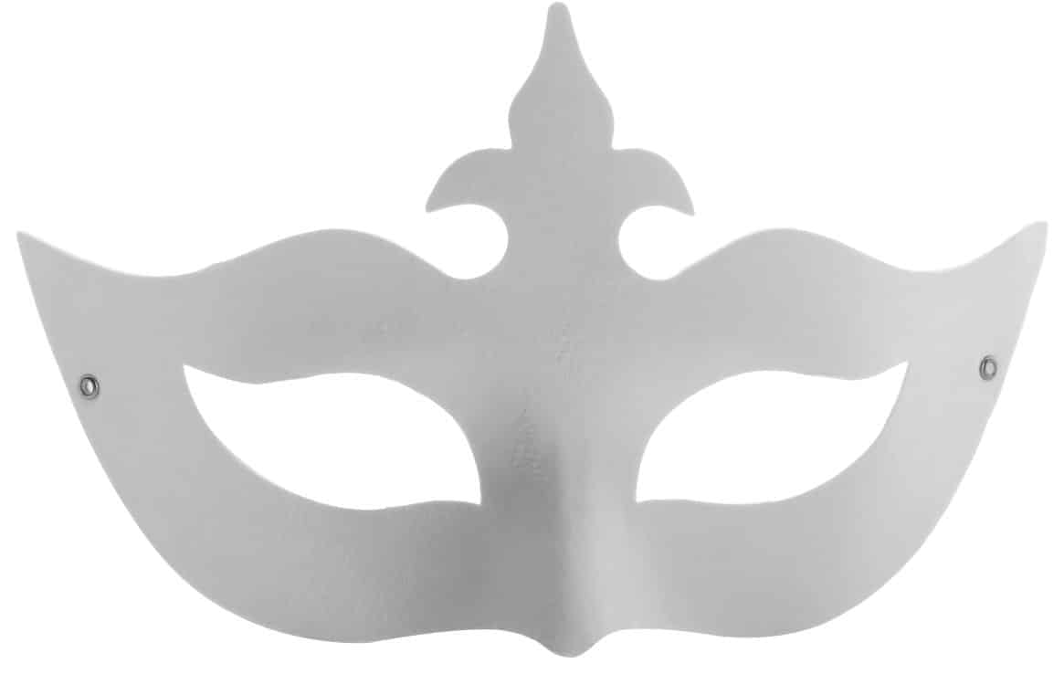 Halloween - DIY Paintable Paper Mask, Crown 20x30cm (1pc)