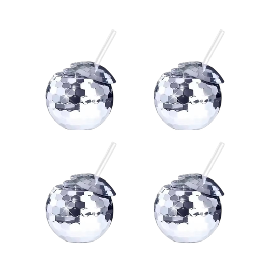 Kpop 4Pcs Disco Ball Cups 500ml