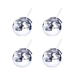 Kpop 4Pcs Disco Ball Cups 500ml