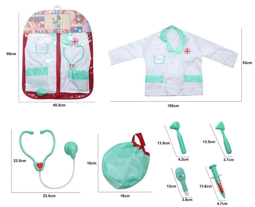 Halloween - Doctor Costume (Ages 3-6)