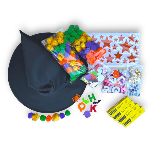 مجموعة اصنعها بنفسك - الهالوين (قبعة الساحرة)