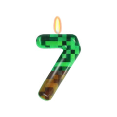 Minecraft 1PCs Green Candle (#6,7,8)