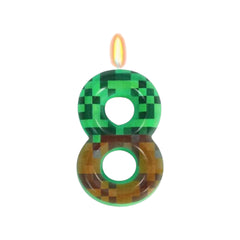 Minecraft 1PCs Green Candle (#6,7,8)