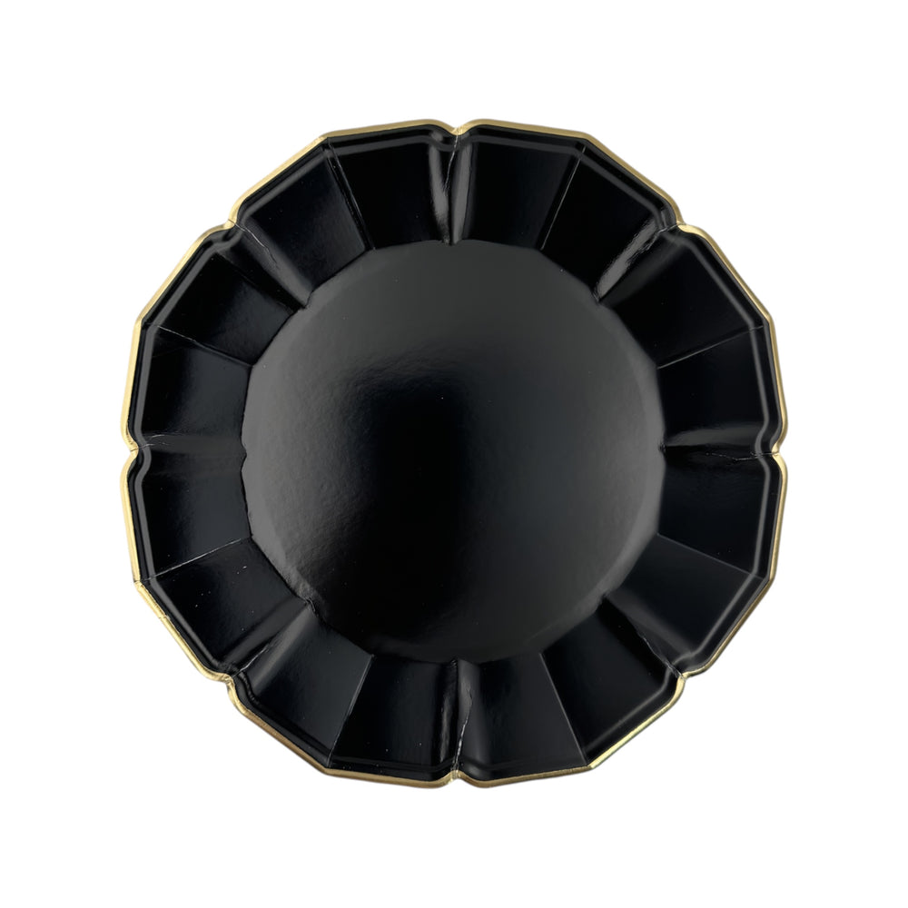 Graduation 10Pcs Black Plates 10 inch