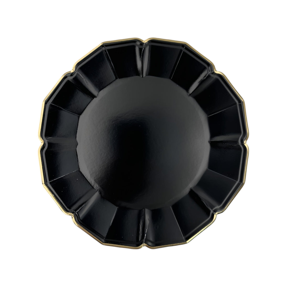 Halloween black plates 10 in, 10 pcs