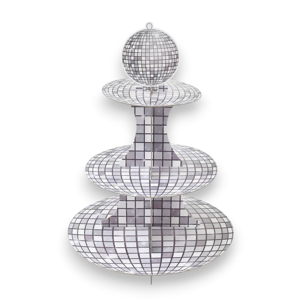 Graduation Disco Cupcake Stand (3-Tiers)