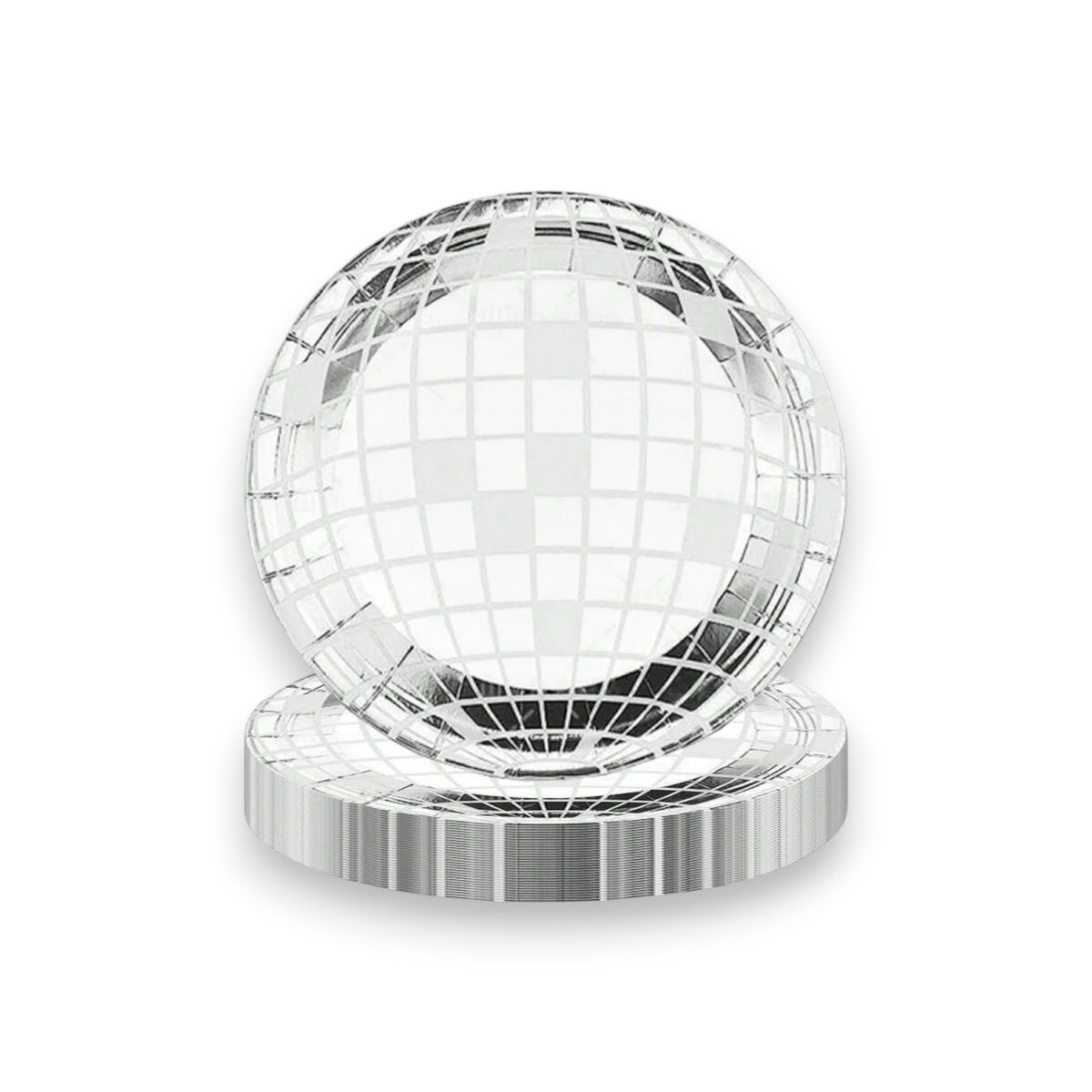 Graduation 10PCs Disco Plates 9Inch