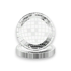 Graduation 10PCs Disco Plates 9Inch