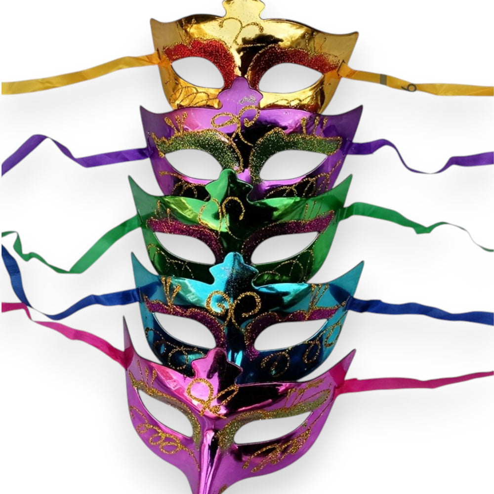 New Year 5Pcs Multicolor Masks