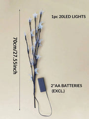 رمضان - اضاءة LED أغصان بنجوم وهلالات