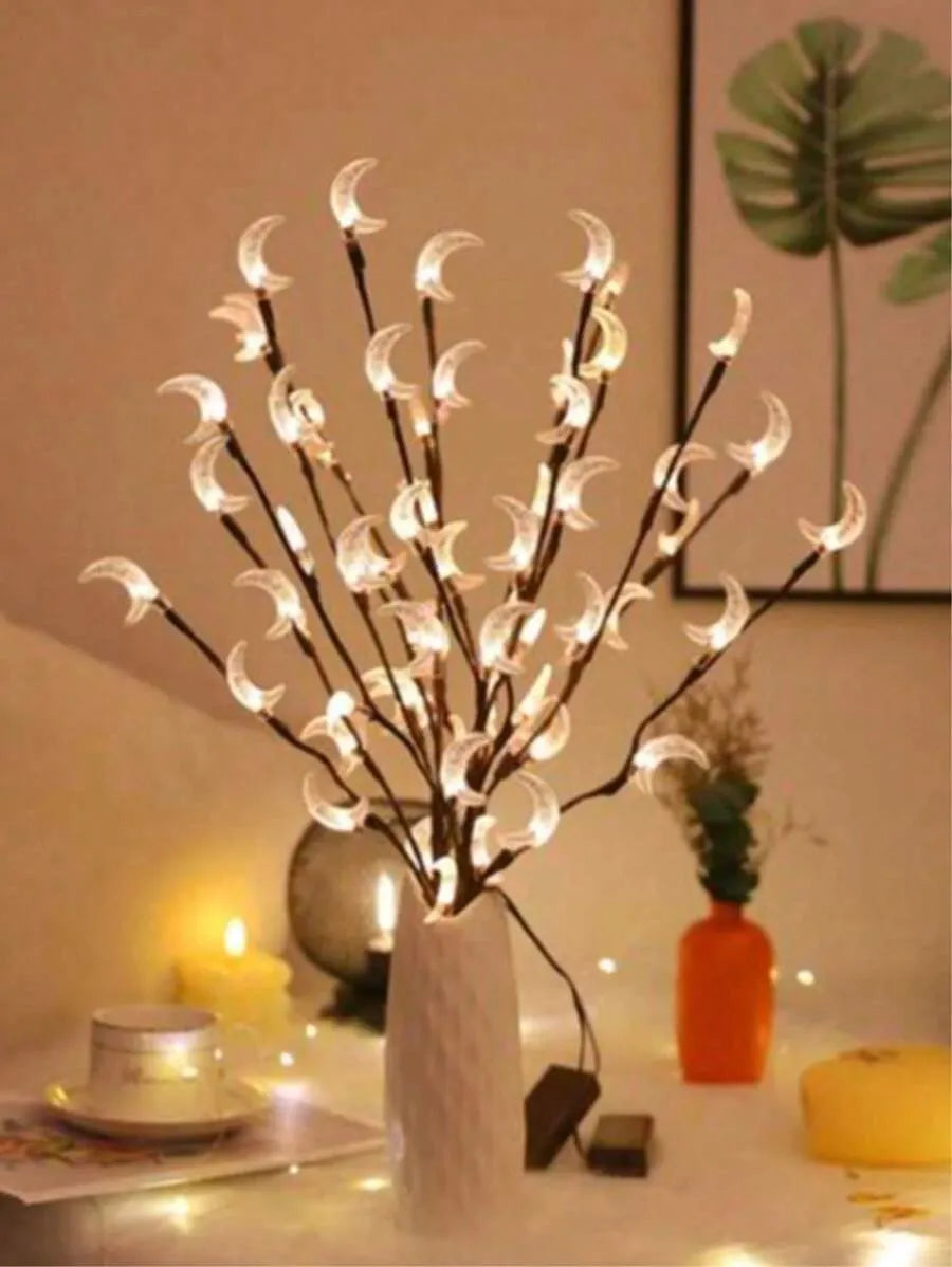 Ramadan LED stars & crescents branch lamp