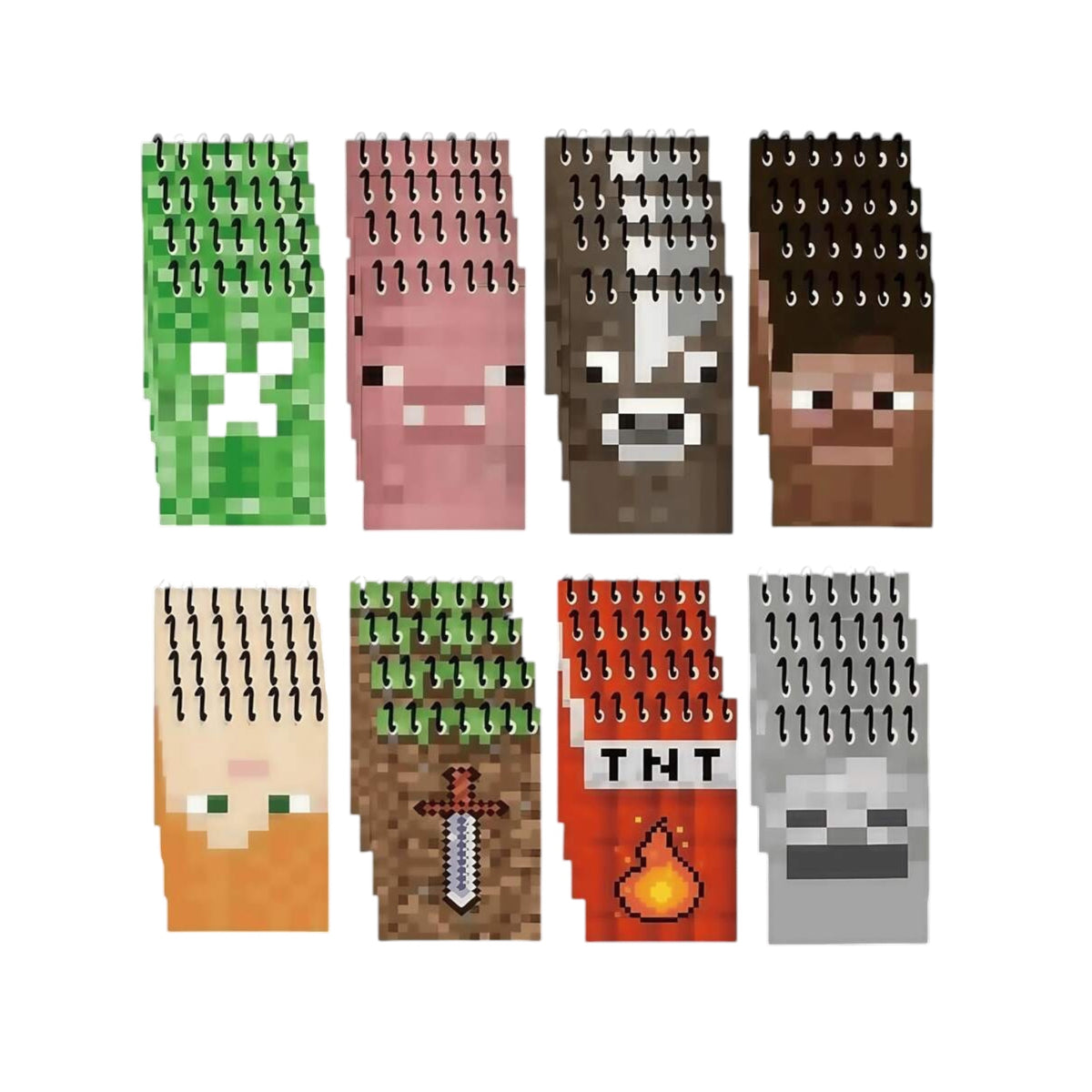 Minecraft 10Pcs Notebooks