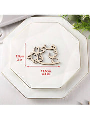 Ramadan 8Pcs Signs for plates decoration