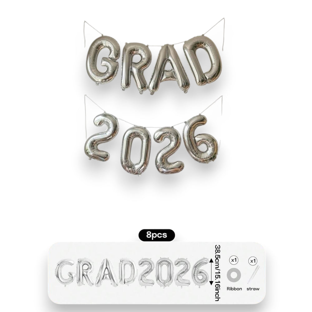 Graduation GRAD 2026 Balloon Set