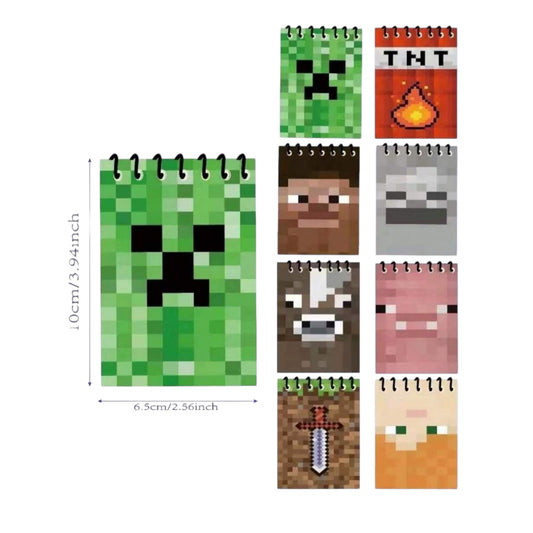 Minecraft 10Pcs Notebooks