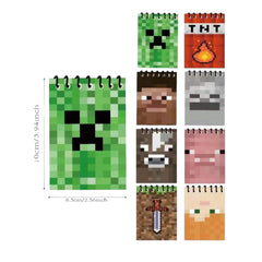 Minecraft 10Pcs Notebooks