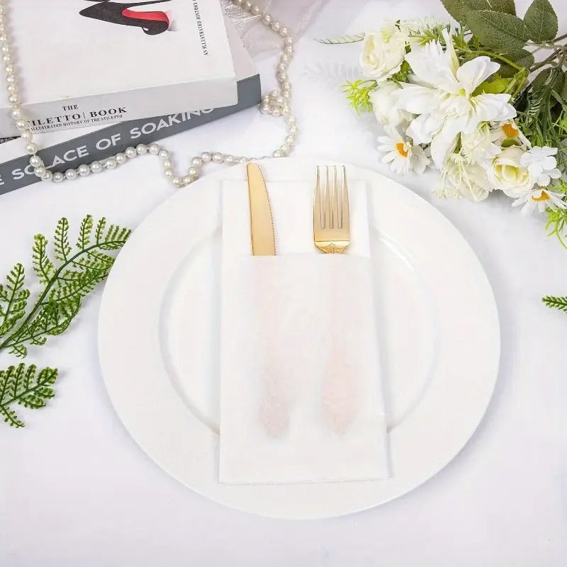 Halloween - White Napkins (25pcs)