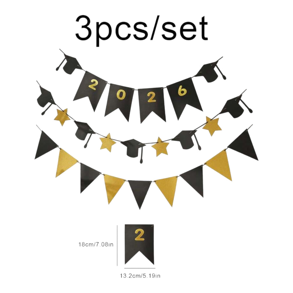Graduation Banners Set of 3 layers