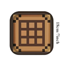 ماينكرافت 10 أطباق مربعة 7 بوصة