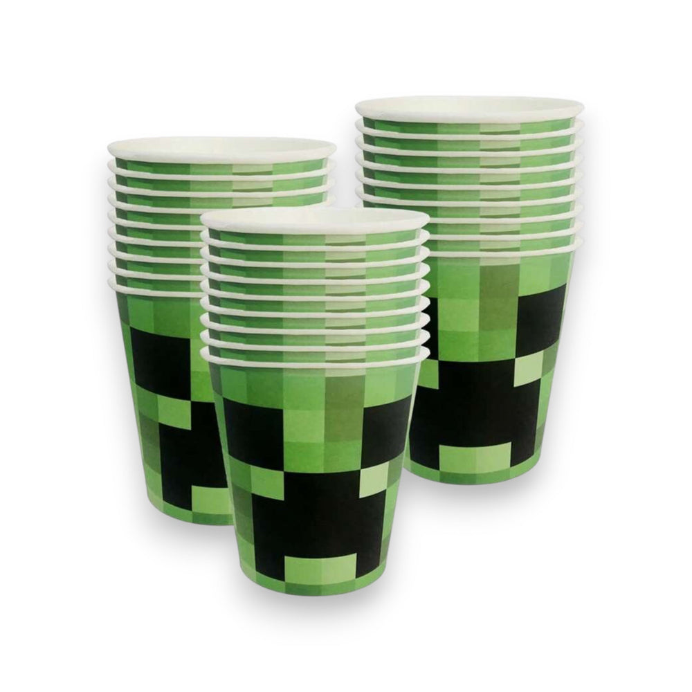Minecraft cups 266 ml, 10 pcs