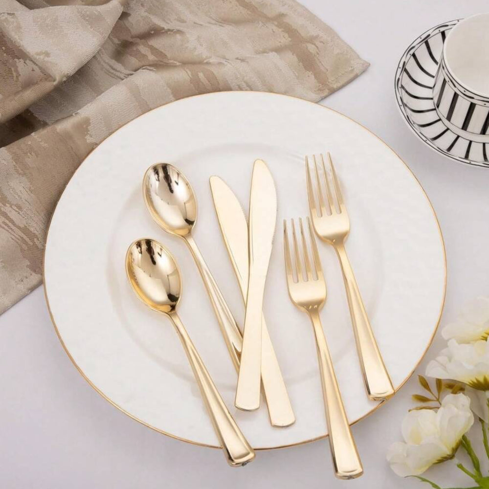 Halloween 10Sets Golden Cutlery