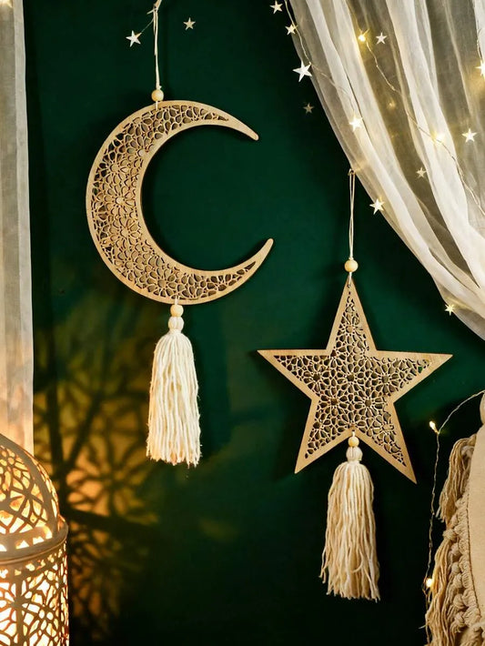 Ramadan Moon & Star Hanging Ornament