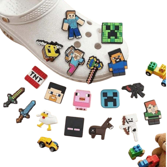 Minecraft 20Pcs Crocs Charms