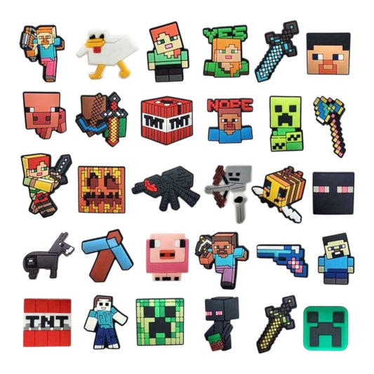 Minecraft 20Pcs Crocs Charms