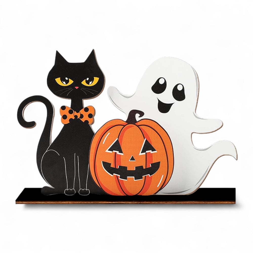 Halloween - Wooden Decorations (2pcs)