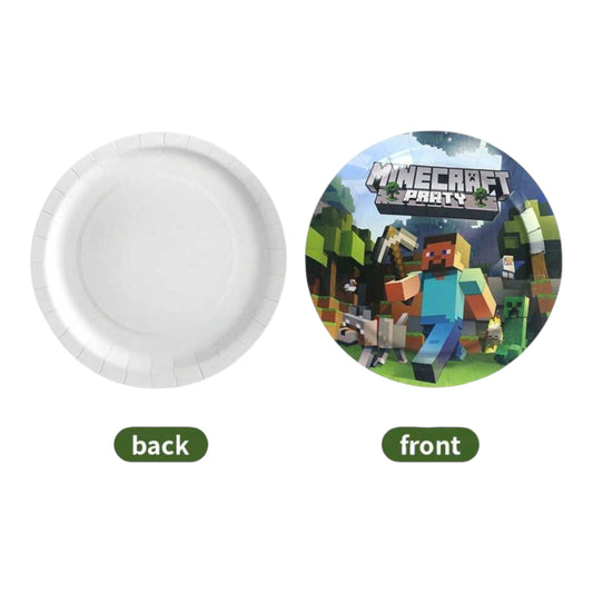 Minecraft 10Pcs Plates 9inch