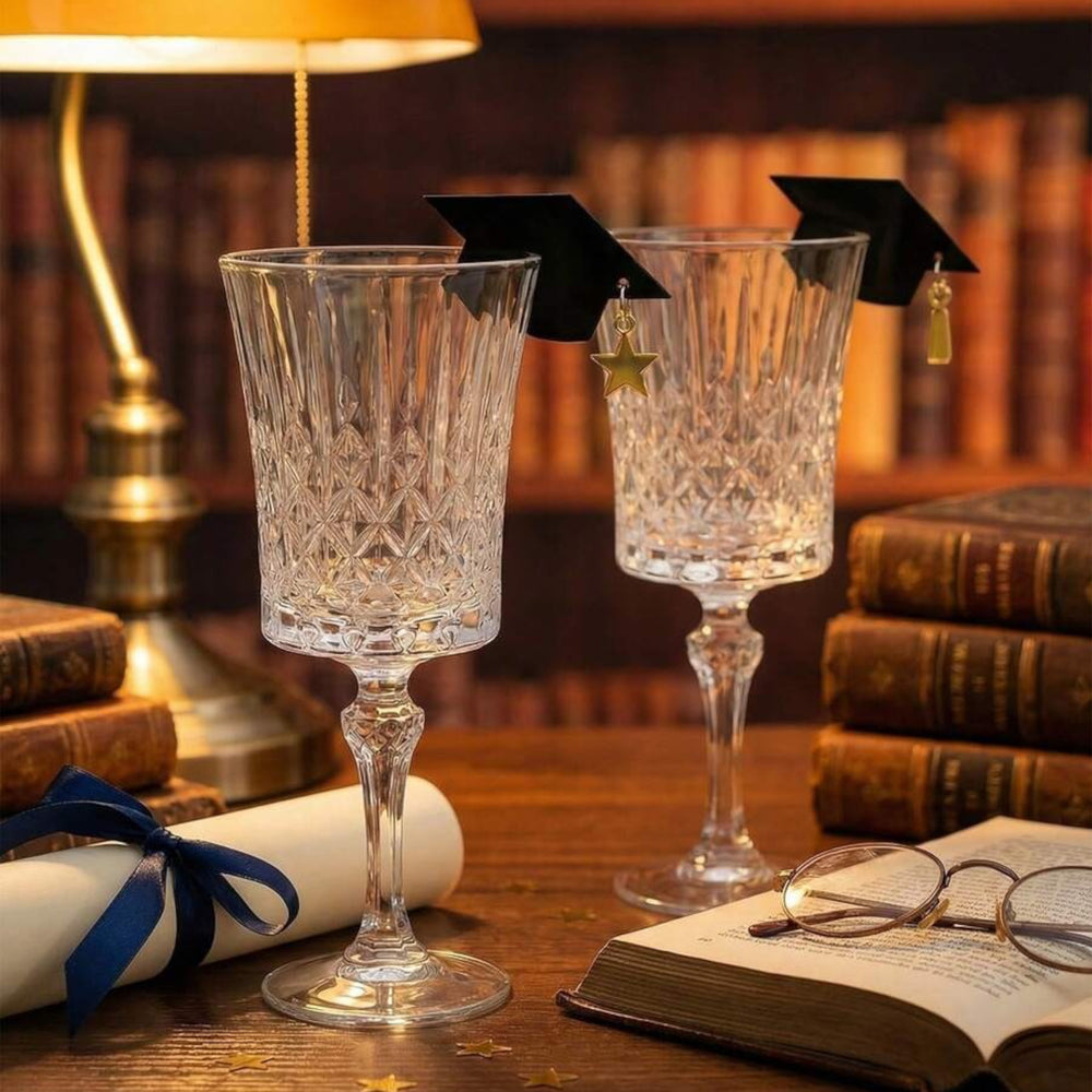 Graduation 5PCs Hats Decoration for Cups