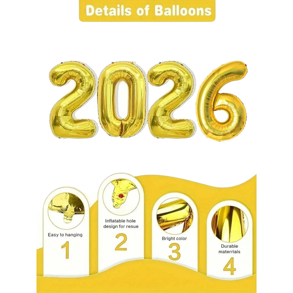 New Year 2026 Balloon