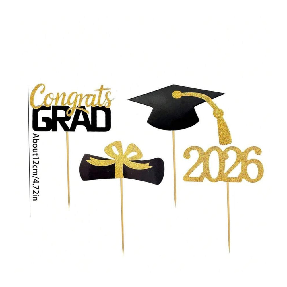 Graduation 12PCs Cupcake Toppers